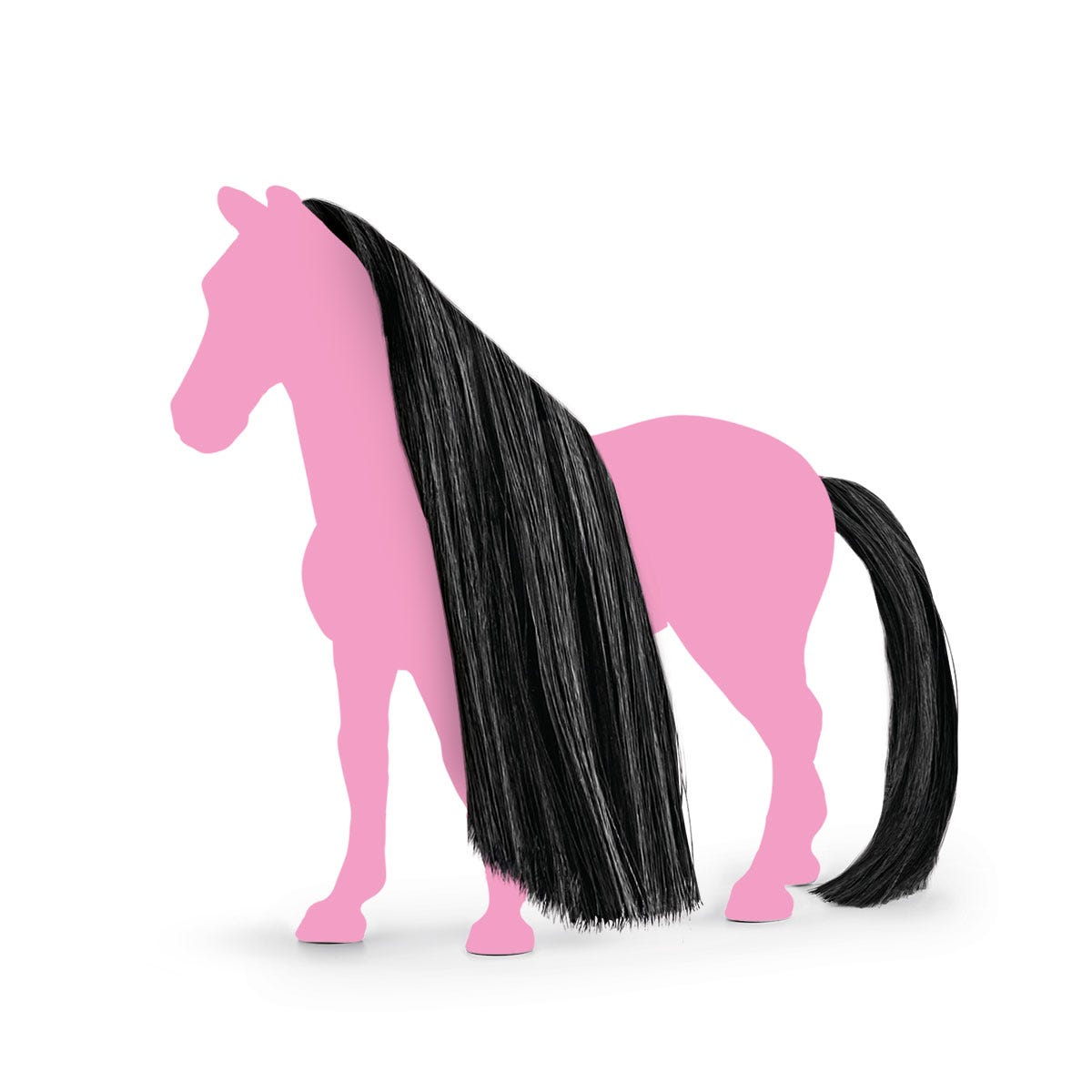 Włosy dla koni z linii Beauty Horses, czarne