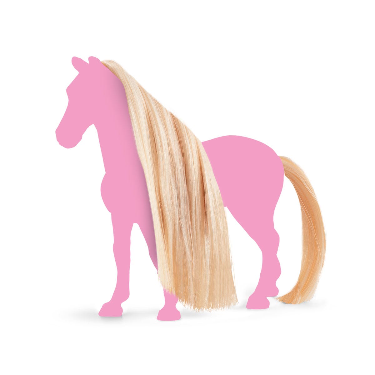 Włosy dla koni z linii Brauty Horses, blond
