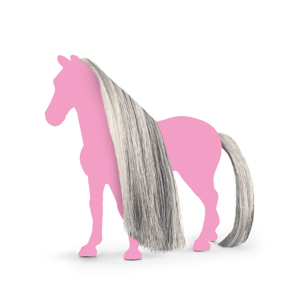 Włosy dla koni z linii Beauty Horses, szare