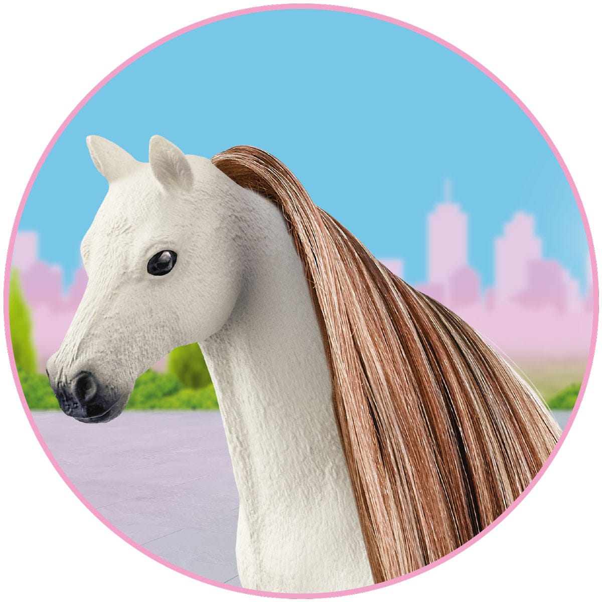 Włosy dla koni z linii Beauty Horses, złoty brąz