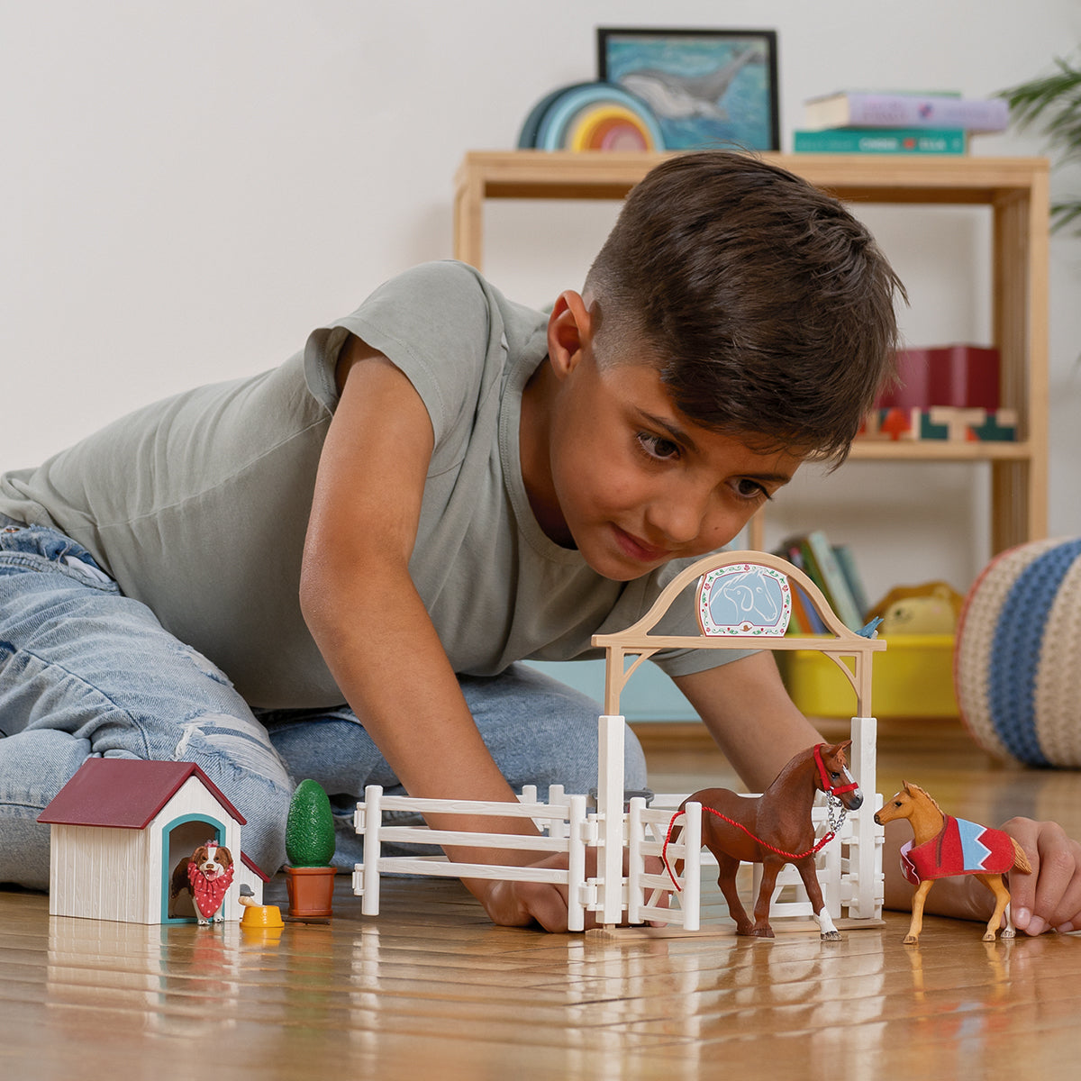 HORSE CLUB, konie – goście Hannah z suką Ruby 42458 HORSE CLUB