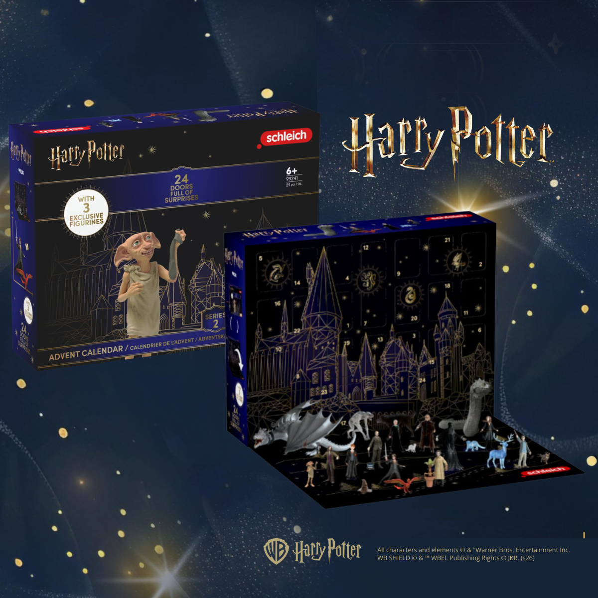 Kalendarz adwentowy z minifigurkami Harry Potter, seria 2